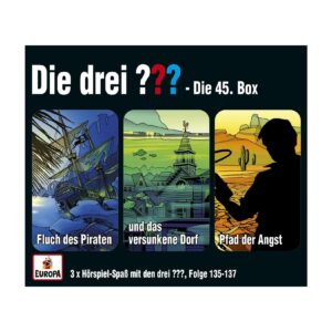 Europa (Sony Music) CD-Box Die drei ??? - 45. Box (F.135-137)