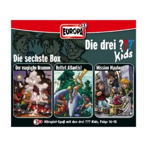 Europa (Sony-Music) CD-Box Die drei ??? kids - 06. Box (F.16-18)
