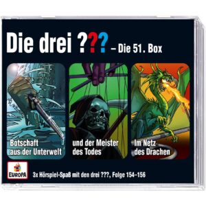 Europa (Sony Music) CD-Box Die drei ??? - 51. Box (F.154-156)