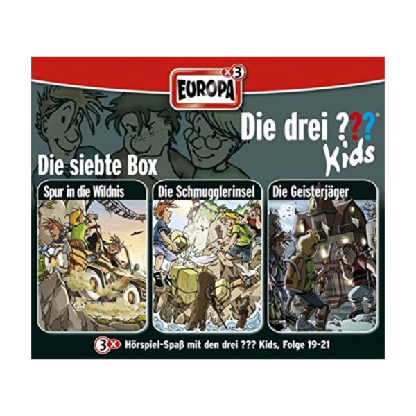 Europa (Sony-Music) CD-Box Die drei ??? kids - 07. Box (F.19-21)