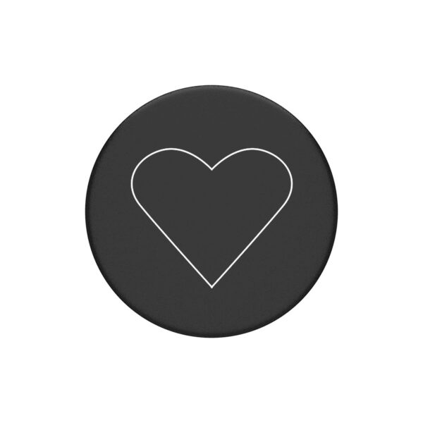 PopSockets PopSockets PG White Heart Black