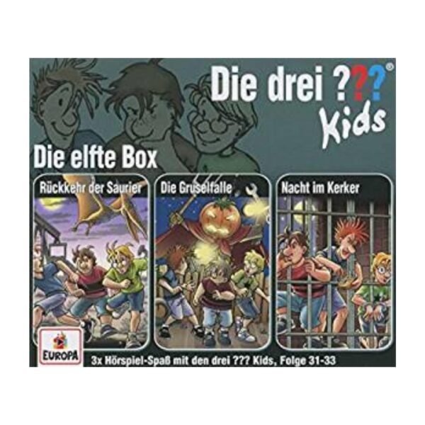 Europa (Sony-Music) CD-Box Die drei ??? kids - 11. Box (F.31-33)