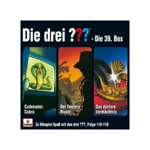 Europa (Sony Music) CD-Box Die drei ??? - 39. Box (F.116-118)