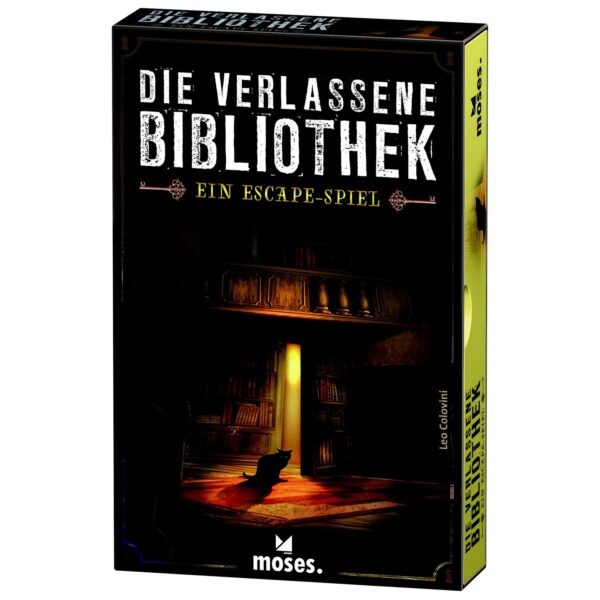 moses. Spielware Die verlassene Bibliothek (Ein Knobel-Escape-Spiel)