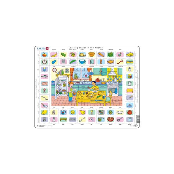 Larsen Puzzle Puzzle - Learning English (1) in the Kitchen