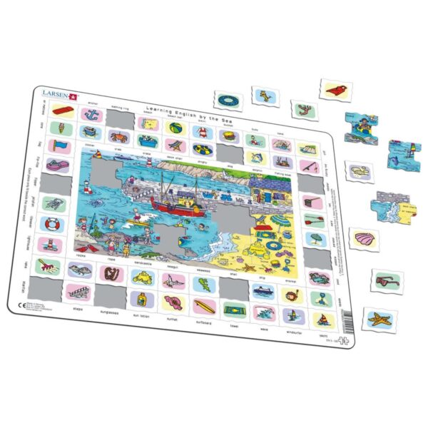 Larsen Puzzle Puzzle - Learning English (3) by the sea