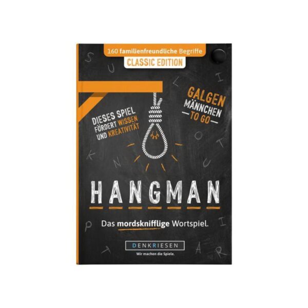 Denkriesen Spielware HANGMAN Classic Edition (Galgenmaennchen To Go)