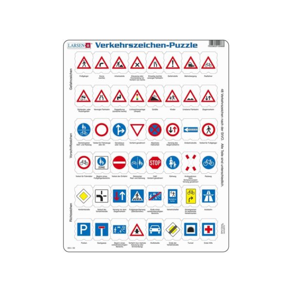 Larsen Puzzle Puzzle - Verkehrszeichen Deutschland