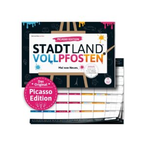 Denkriesen Spielware STADT LAND VOLLPFOSTEN® - Picasso Edition (Gr...