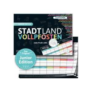 Denkriesen Spielware STADT LAND VOLLPFOSTEN® - Junior Edition