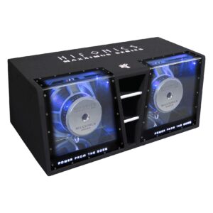 HIFONICS Dual-Bandpass MXZ12DUAL   High End Bandpass Gehäuse   2.000 Watt RMS