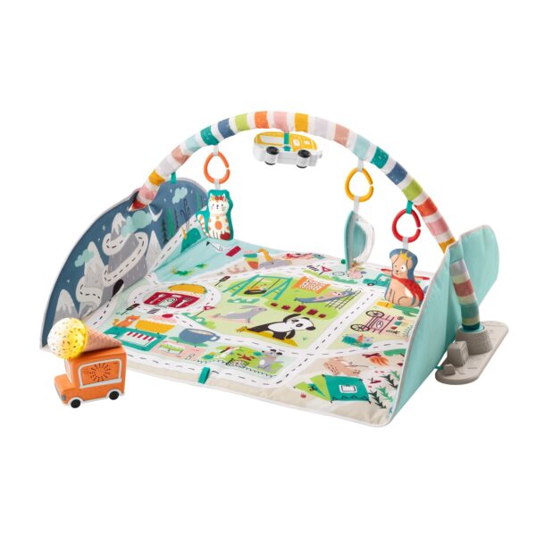 Fisher-Price Jumbo Abenteuer Spieldecke mit Spielbogen