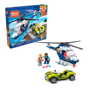 Mega Construx Polizeihubschrauber und Figur