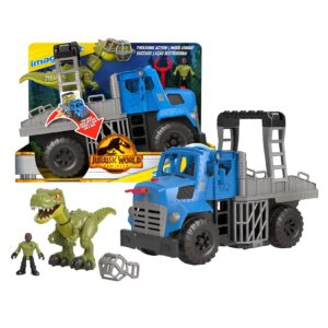 Imaginext Jurassic World Dino & Transporter Dinosaurier Spielzeug Spielset