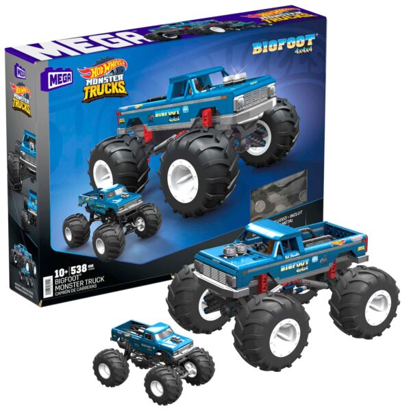 Mega Construx Hot Wheels Collector Bigfoot Monster Truck Auto Bauset Bausatz