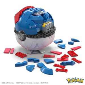 MEGA Pokémon Jumbo Superball Bauset leuchtet Sammler Bausteine Modell Pokeball