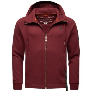 STONE HARBOUR Herren Kapuzensweatjacke sportliche Sweatjacke mit Logoprint und Kapuze Finn Luca