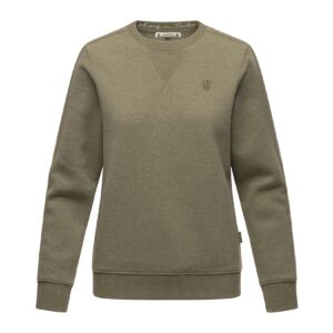 MARIKOO Damen Sweatshirt Pullover Mit Recyceltem Material Umikoo