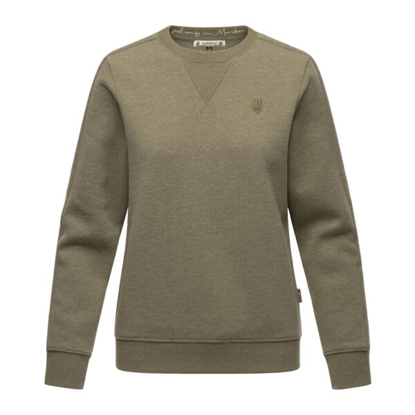 MARIKOO Damen Sweatshirt Pullover Mit Recyceltem Material Umikoo