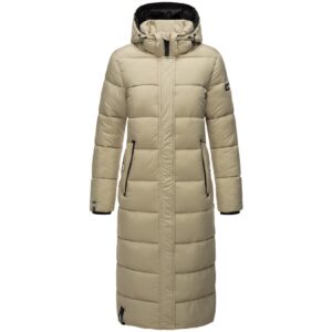 NAVAHOO Damen Steppmantel zeitloser Winterparka mit abnehmbarer Kapuze Isalie