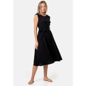 PM SELECTED Damen Ärmelloses Sommerkleid Dress mit Bindeband in Einheitsgröße PM26