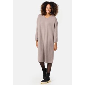 PM SELECTED Damen Elegantes Strickkleid Longpullover in Einheitsgröße PM72