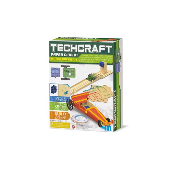 4M Paper Circuit Techcraft - Rennwagen Bausatz