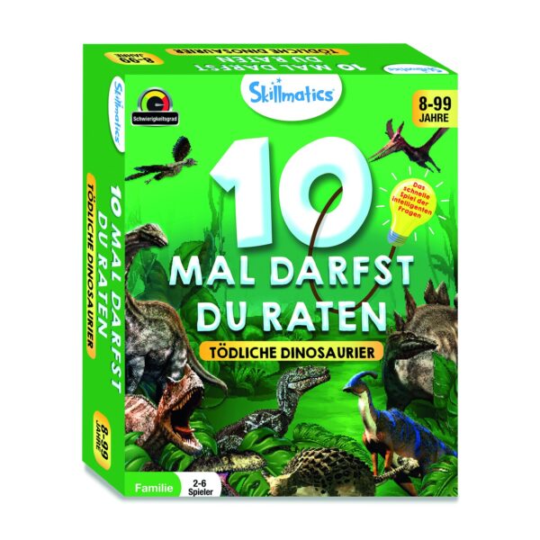 Skillmatics 10 Mal darfst du raten Tödliche Dinosaurier