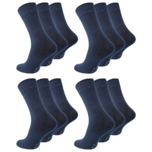 Paolo Renzo® Business Socken 3 Paar - Größe 43/46 - Marineblau