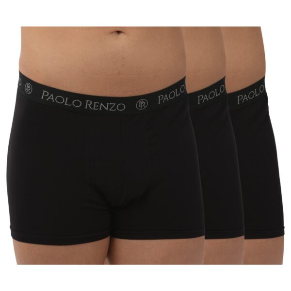 Paolo Renzo® Hipster Boxershorts 12 Stück - Größe L - Dunkelgrau