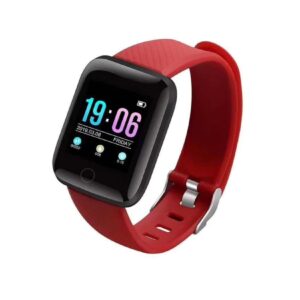 TPFNet Smart Watch / Fitness Tracker IP67 - Silikon Armband - Android & IOS - Violett