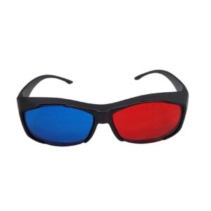TPFNet Anaglyphenbrille 3D Brille Kunststoff Schwarz - 1 Stück