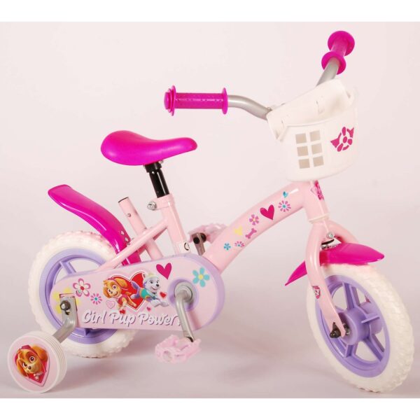 TPFSports Paw Patrol Kinderfahrrad - Mädchen - 10 Zoll - Fester Gang - Rosa