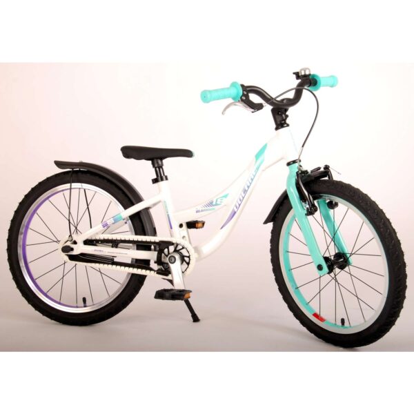 TPFSports Glamour Kinderfahrrad - Mädchen - 18 Zoll - Rücktritt + Handbremse - Grün