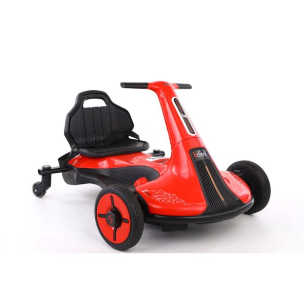 TPFLiving Elektro-Kinderquad eDrift Kart  rot - Kinderauto - Elektroauto - Elektro-Gokart - Sicherheitsgurt