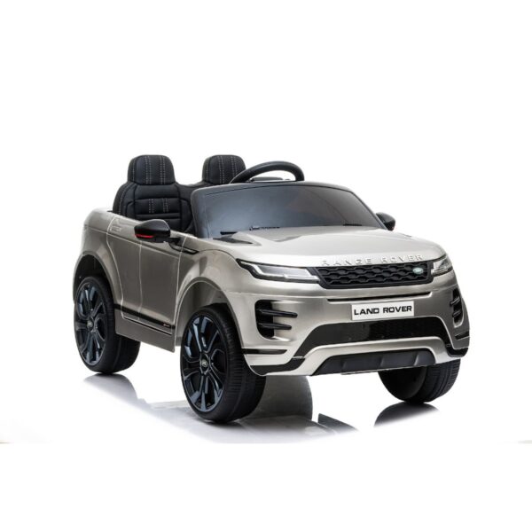 TPFLiving Elektro-Kinderauto Land Rover Discovery  schwarz - Kinderauto - Elektroauto - Ledersitz und Sicherheitsgurt