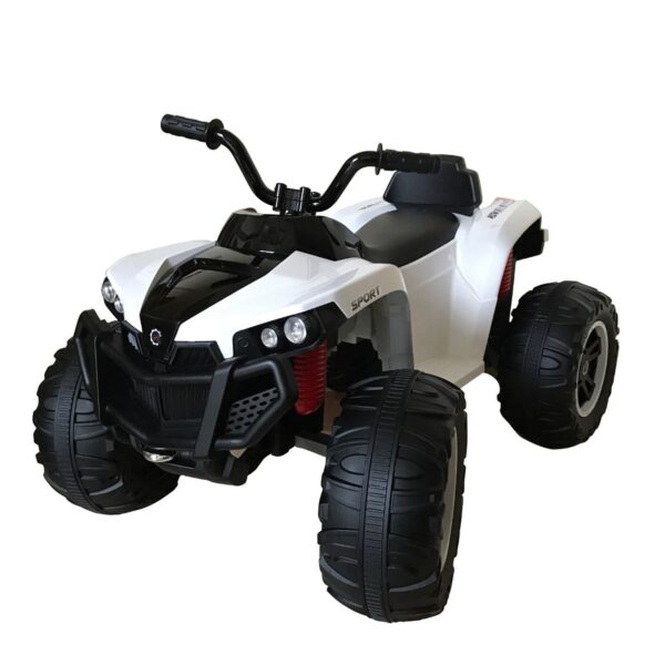 TPFLiving Elektro-Kinderquad Quad S888  weiss - Kinderauto - Elektroquad - Kinder-Quad - Sitz