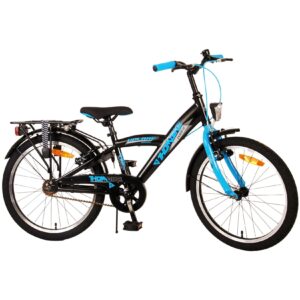 TPFSports Thombike Kinderfahrrad - Jungen - 20 Zoll - 2 Handbremsen - Schwarz/Blau