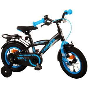 TPFSports Thombike Kinderfahrrad - Jungen - 12 Zoll - 2 Handbremsen - Schwarz/Gelb