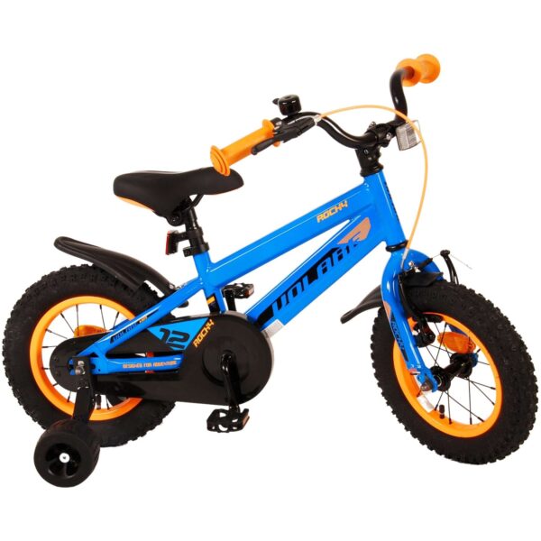 TPFSports Rocky Kinderfahrrad - Jungen - 12 Zoll - Rücktritt + Handbremse - Blau