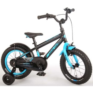 TPFSports Rocky Kinderfahrrad - Jungen - 14 Zoll - Rücktritt + Handbremse - Grün