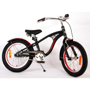 TPFSports Miracle Cruiser Kinderfahrrad - Jungen - 16 Zoll - Rücktritt + Handbremse - Matt/Blau