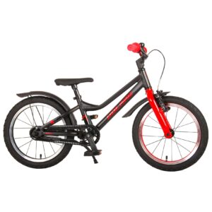 TPFSports Blaster Kinderfahrrad - Jungen - 16 Zoll - Rücktritt + Handbremse - Schwarz