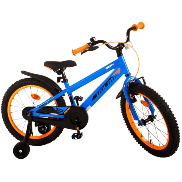 TPFSports Rocky Kinderfahrrad - Jungen - 18 Zoll - Rücktritt + Handbremse - Grau