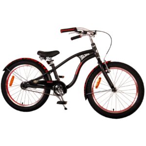 TPFSports Miracle Cruiser Kinderfahrrad - Jungen - 20 Zoll - Rücktritt + Handbremse - Mattblau