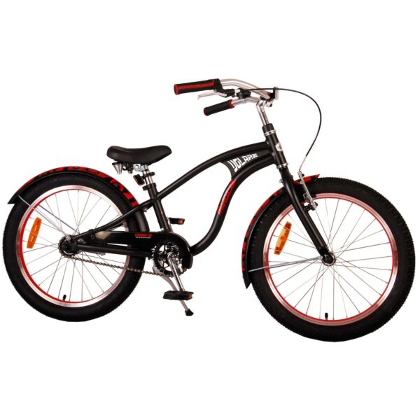 TPFSports Miracle Cruiser Kinderfahrrad - Jungen - 20 Zoll - Rücktritt + Handbremse - Mattblau