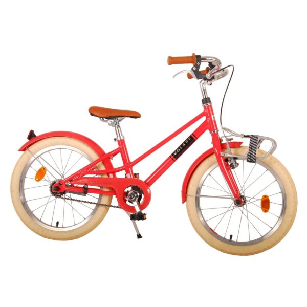 TPFSports Melody Kinderfahrrad - Mädchen - 18 Zoll - 2 Handbremsen - Beige