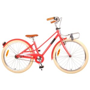 TPFSports Melody Kinderfahrrad - Mädchen - 24 Zoll - Rücktritt + Handbremse - Türkis