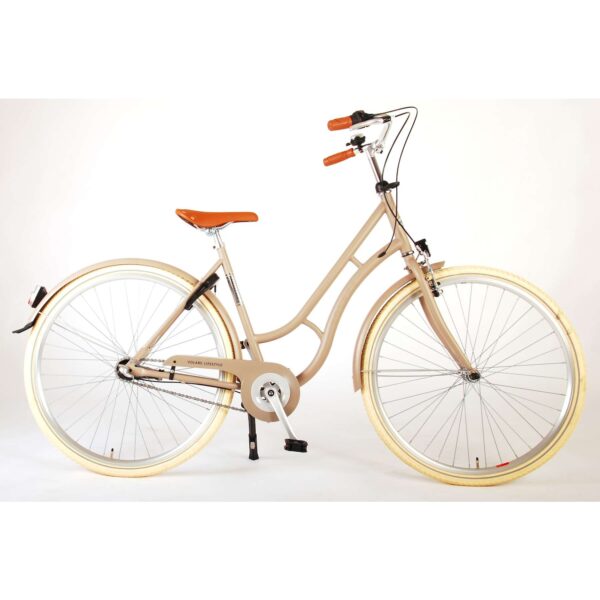 TPFSports Lifestyle Damenfahrrad - 28 Zoll (48cm) - 3 Gänge - Rücktritt + Handbremse - Beige