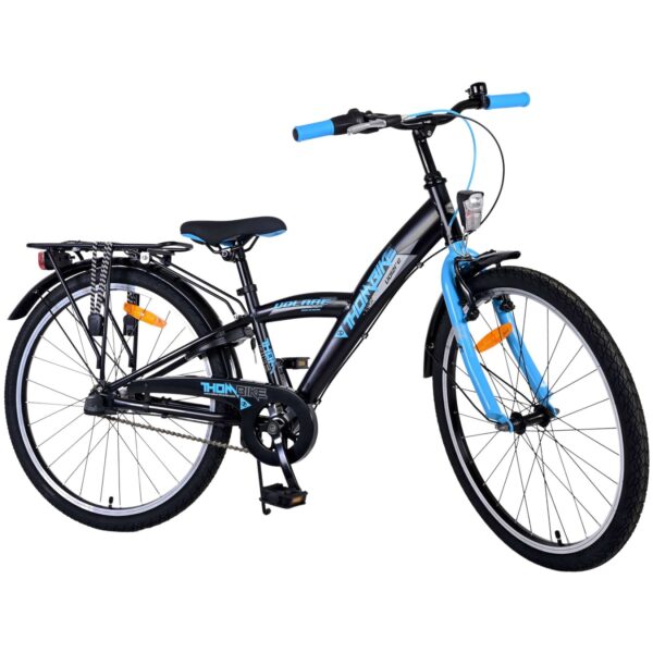 TPFSports Thombike Kinderfahrrad - Jungen - 24 Zoll - Rücktritt + Handbremse - 3 Gänge - Gelb